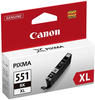 Original Canon Tinte CLI-551 XL schwarz für IP 7250 8700 MG 5650 6350 MX Blister