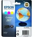 Original Epson Tinten Patrone 267 farbig f&uuml;r WorkForce WF 100 110