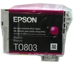 Original Epson Tinten Patrone T0803 magenta f&uuml;r Stylus Photo 50 650 700 800 B...