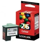 Original Lexmark Tintendruckkopfpatrone 26 farbig f&uuml;r X 1100 1150 2250