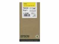Original Epson Tinte Patrone T6534 gelb für Stylus Pro 4900 AG