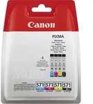 Originale Canon Tintenpatronen CLI-571CL Multipack 4-farbig f&uuml;r Pixma MG5700 ...