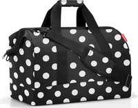 Reisenthel RST.MT7073, Reisenthel Allrounder L Bag Schwarz Dots White