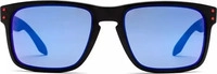 Oakley OO9102-36, Oakley Holbrook Polarized Sunglasses Schwarz Positive Red