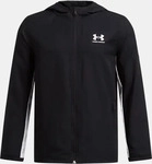 Under Armour 1390154-001-YLG, Under Armour Rival Woven Jacket Schwarz 14-16 Years