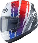 Arai 137-0313-04, Arai Rx-7v Evo Blade Full Face Helmet Wei&szlig; L Red