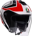 Agv 2118469001-008-XS, Agv Irides Tolosa E2206 Open Face Helmet Mehrfarbig XS Black /