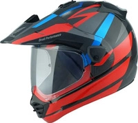 Arai 184-0329-02, Arai Tour-x5 Africa Twin Full Face Helmet Schwarz S Red