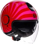 Agv 2118468013-007-XL, Agv Eteres Tropea E2206 Open Face Helmet Rot XL Red / Pink
