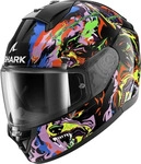 Shark HE1118-KVY-M, Shark Ridill 2 Raging Beast Full Face Helmet Schwarz M Black /