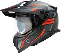 Oneal ASRS-106-2XL, Oneal A-srs Spike Full Face Helmet Schwarz 2XL Black / Grey...