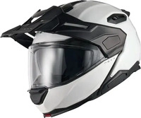 Nexx 01XLC15348501800L, Nexx X.lifecountry Plain Modular Helmet Wei&szlig; L White