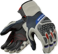 Revit FGS235-402-S, Revit Sand 5 Gloves Grau S Mann Silver / Red