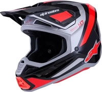 Alpinestars 8301526-1565-XS, Alpinestars S-m7 Rise Ece05 Off-road Helmet Grau XS