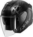 Shark HE3813E-KAS-XXL, Shark Skwal Jet Shiever Ece Open Face Helmet Schwarz 2XL Black