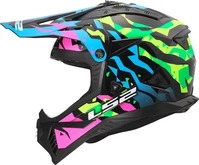 Ls2 4670823543XL, Ls2 Mx708 Fast Ii Grotesk Ece 22.06 Off-road Helmet Schwarz 3XL