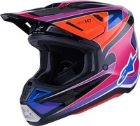Alpinestars 8301926-7256-M, Alpinestars S-m7 Fuse Ece22.06 Off-road Helmet Mehrfarbig