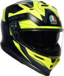 Agv 2118399017-006-M, Agv K7 Glimpse E2206 Mplk Full Face Helmet Gelb,Schwarz M...