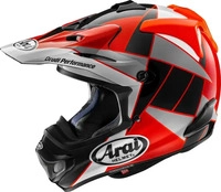 Arai 185-0363-04, Arai Mx-v Evo Peak Off-road Helmet Rot L Black / Grey / Red