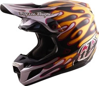 Troy Lee Designs 230736GLD-L, Troy Lee Designs Se5 Carbon Overspray Off-road Helmet