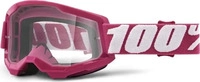 100percent 50421-101-06, 100percent Strata 2 Off-road Goggles Rosa Clear/CAT0