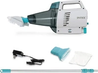 Intex 55253-UNIT, Intex Manual Pool Vacuum With Rechargeable Battery Silber