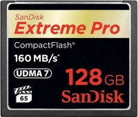 SanDisk 128 GB CompactFlash ExtremePro