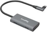 SmallRig 4598 USB-C Hub 4-in-1 PD 100W / USB-C 3.1 / USB-C 2.0 mit Audio...