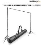 Walimex pro Teleskop Hintergrundsystem 120-307 cm