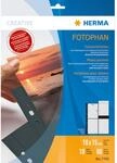 Herma Fotophan 10x15 schwarz 10 Fotosichth&uuml;llen