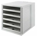 Han - Schubladenbox Schrank-set Karma 5 Schubladen Din A4 Din C4 Kunststoff 80-100 %