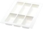 Agoform - Besteckeinsatz Classico K&uuml;rzbar 490x340x50,5mm, Kunststoff Wei&szlig;