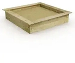 King Kong Sandkasten Sandkiste Mit Sitzbank Garten Kinder Buddelkiste - 145 X...