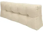 Beautissu Palettenkissen R&uuml;ckenkissen Eco Elementsnatur, 120x40x10 Cm