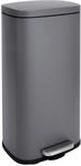 Tq30 M&uuml;lleimer Grau 30l Treteimer Abfallbeh&auml;lter Softclose Deckel - Svita