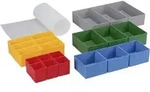 Allit 457370 Schubladen Rot/gelb/blau/gr&uuml;n/grau Europlus Set 63/22, 450 X 500 X 63mm