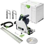 Festool Tauchs&auml;ge Ts60 Kebq-plus F&uuml;hrungsschienen Fs 1400/2 Schraubzwinge...
