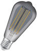Dimmbare LED-Lampen, Vintage-Edition, 42 Watts Ersatz, E27, ST64-shape, 1800 Kelvin,