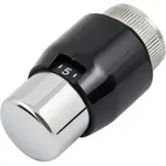 Resideo Thermostatregler T4xxx, 6&ndash;26 Grad C, M30x1,5mm, Schwarz/chrom