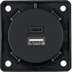 Integro Usb Ladesteckdose Usb-a, Usb-c Anthrazit Matt - Berker