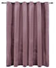 Bonnevie - Verdunkelungsvorhang mit Metallösen Samt Antik-Rosa 290x245 cm