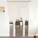 Makramee Vorhang 140&times;240 Cm Baumwolle Vidaxl