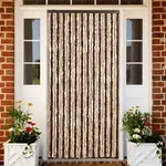 Vidaxl - Insektenschutz-vorhang Beige Und Hellbraun 100x220 Cm Chenille