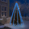 Weihnachtsbaum-Lichternetz,Kunstbaum mit 300 LEDs Blau 300 cm vidaXL