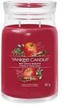 Roter Apfelkranz &ndash; Yankee Candle Signature &ndash; Gro&szlig;e Kerze Mit Zwei Dochten