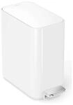 Simplehuman - Abfalleimer 5 L, Mit Beuteltasche, Wei&szlig; Cw2102