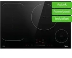 Induktionskochfeld Autark 77cm Booster Rahmenlos Flexzone Ki800ix - Midea