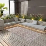 Outdoor-teppich Arakil Braun 120x180 Cm Pp Vidaxl