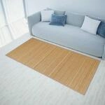 Teppich Bambus 160x230 Cm Braun Vidaxl