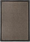 Vidaxl Outdoor Flatweave Rug 120x170 Cm Dark Brown